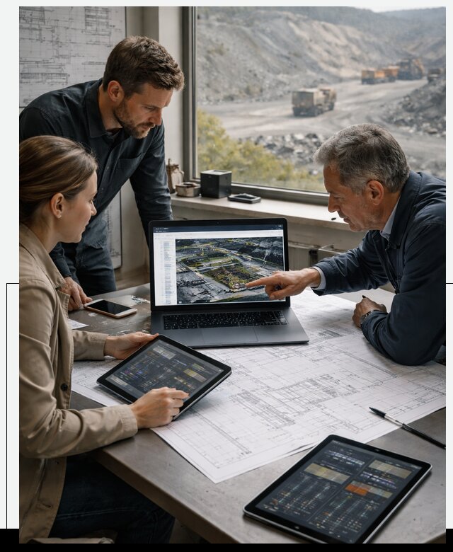 Разработка и внедрение систем для горнодобычи в Кохме