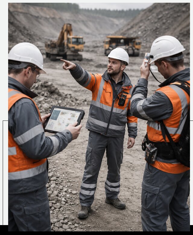 Система контроля персонала для горнодобывающей отрасли в Кохме