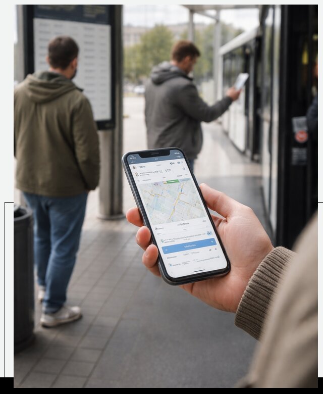 Мобильное приложение для пассажиров в Кохме с оплатой и расписанием